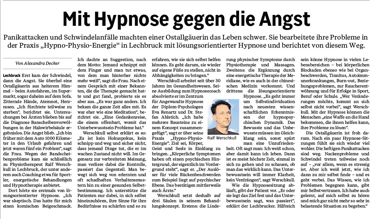 Mit Hypnose gegen die Angst von Alexandra Decker, 2024