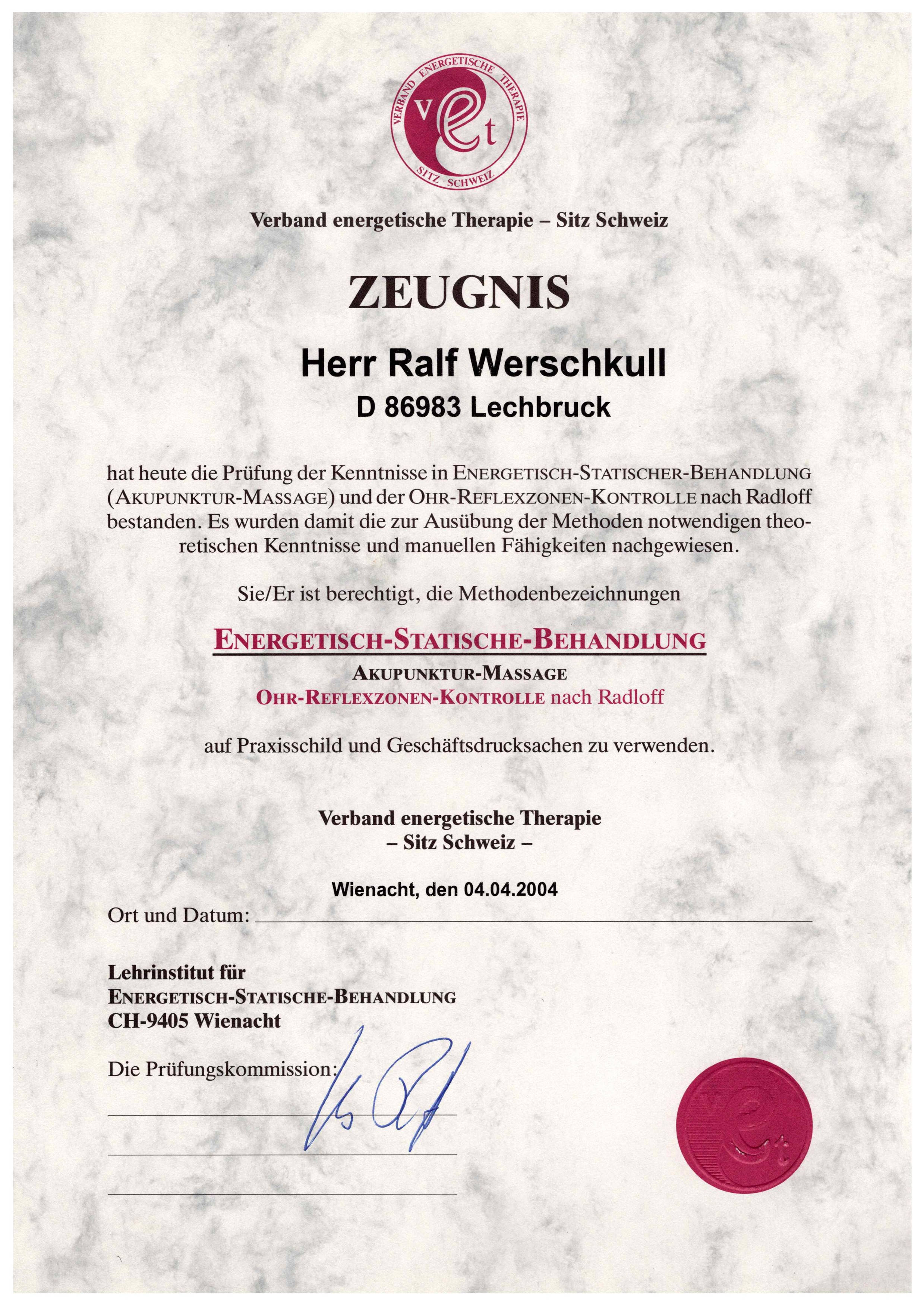 Energetisch-Statische-Behandlung
	nach Radloff zertifiziert